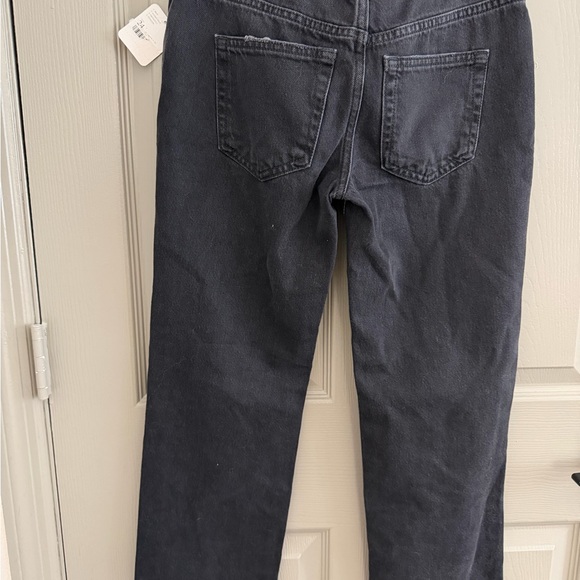 We The Free Black Distressed Straight-Leg Jeans sz 24 NWT - Picture 6 of 6